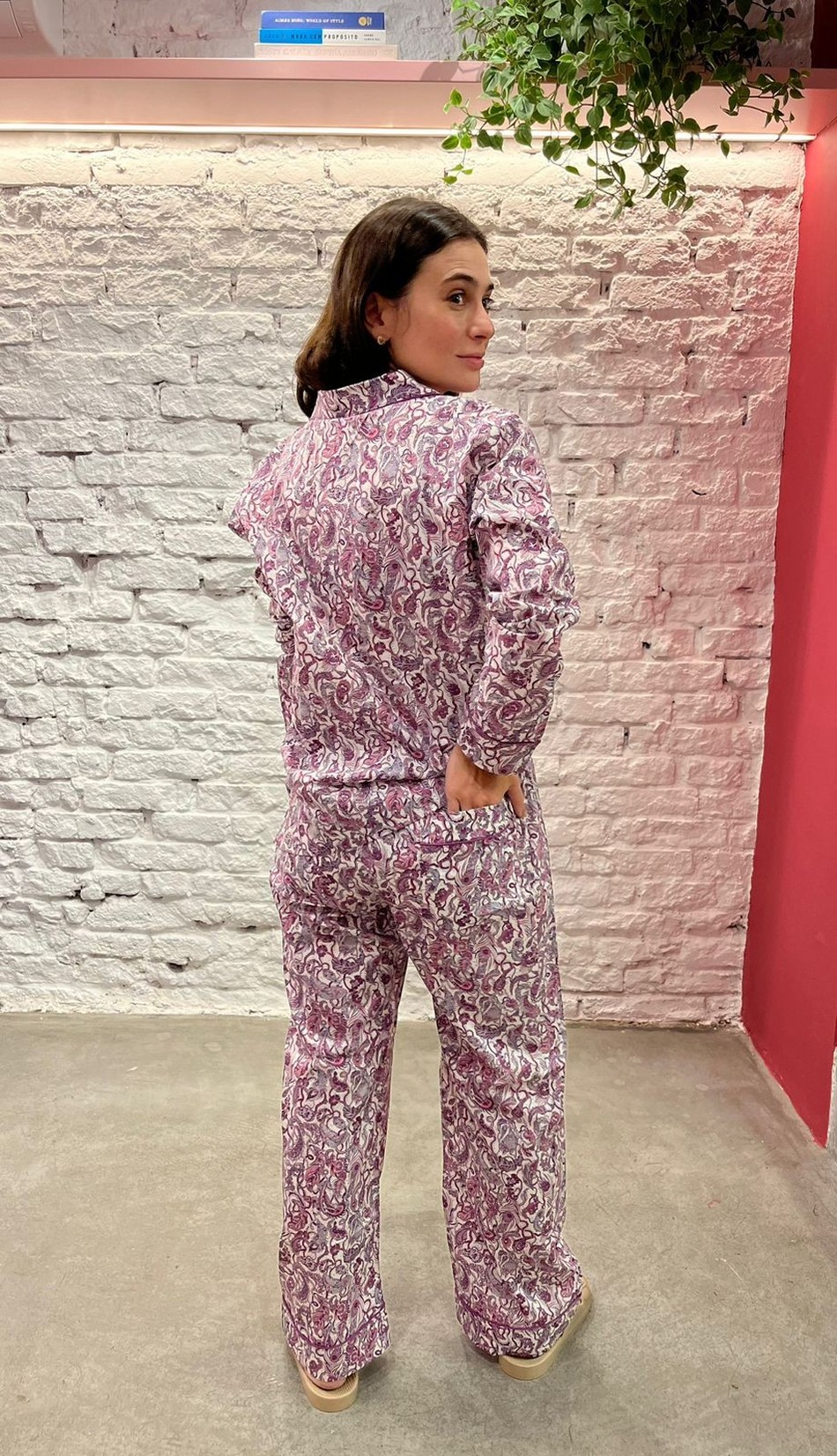 Pijama Nayra Liberty Roxo